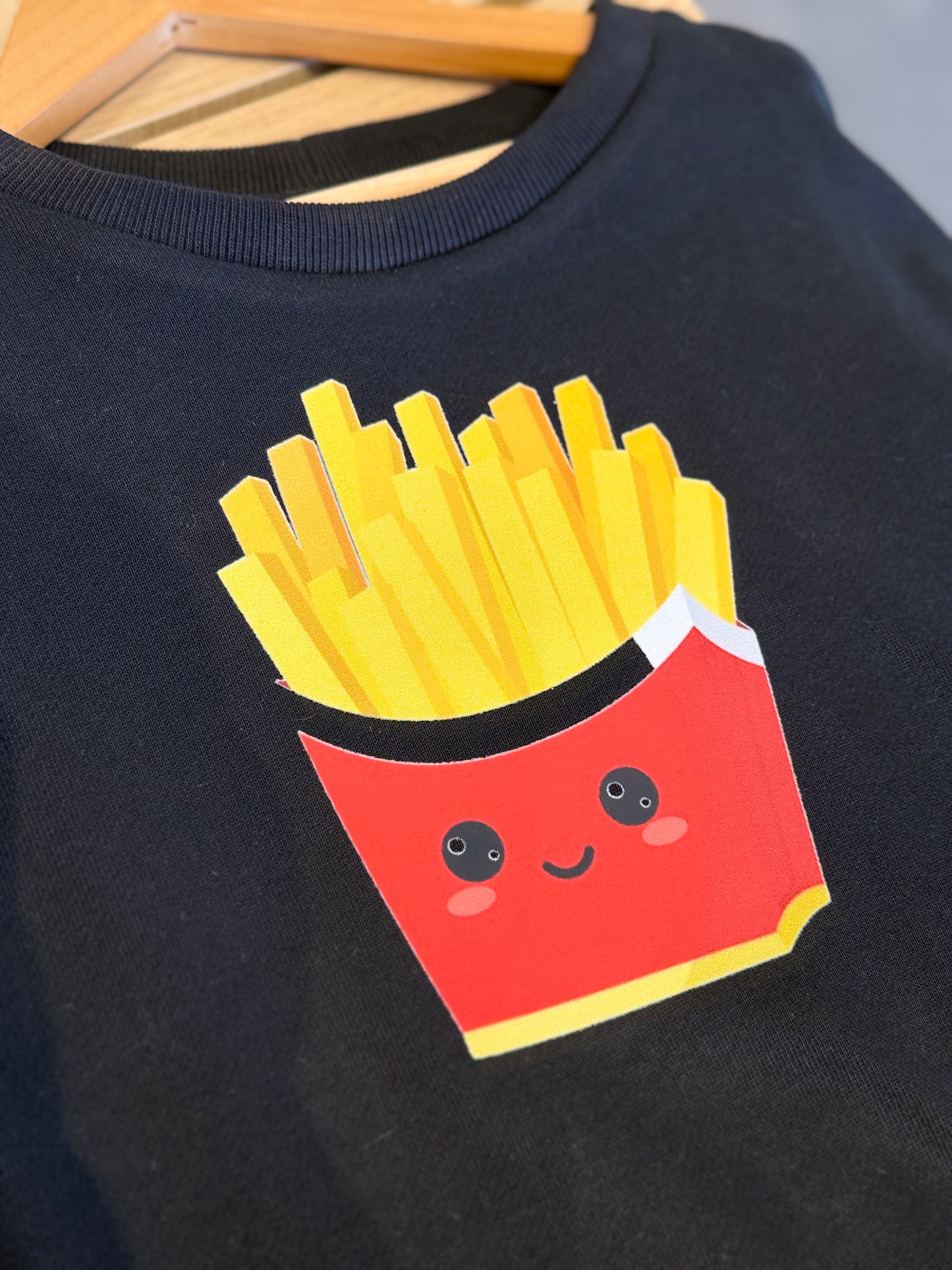 Coco + Ry Crew Sweater - Black