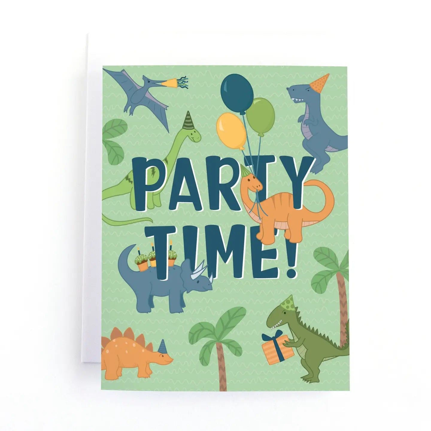 Party Time Kids Dinosaur Birthday Card