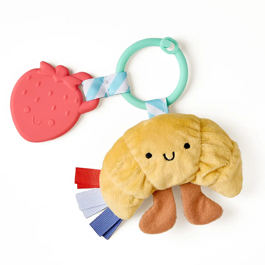 Itzy Pal™ Plush + Teether Croissant