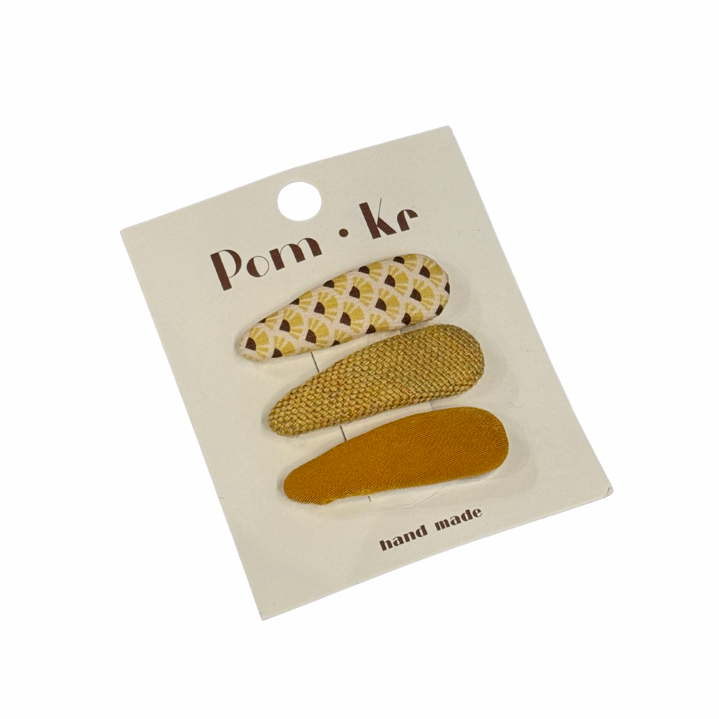Baby Hair Clip Set - Yellow