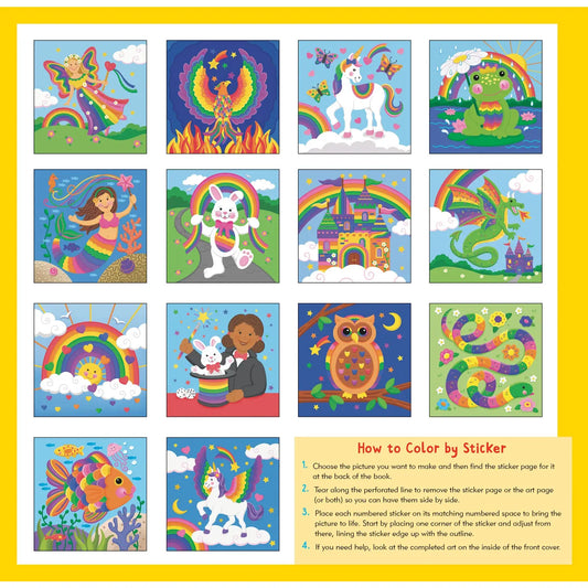 Color by Sticker - Rainbow Magic
