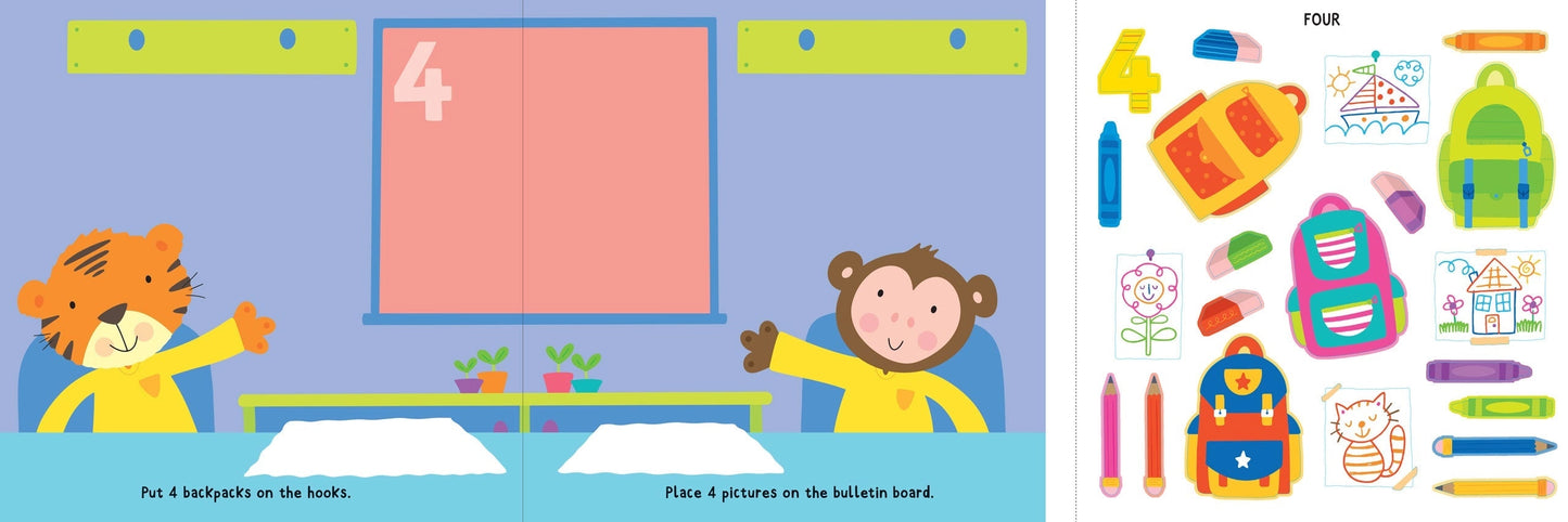 My First Sticker Book - Numbers