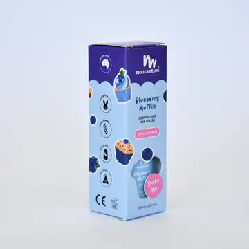 Mermaid Blue Water-Based Nail Polish For Kids