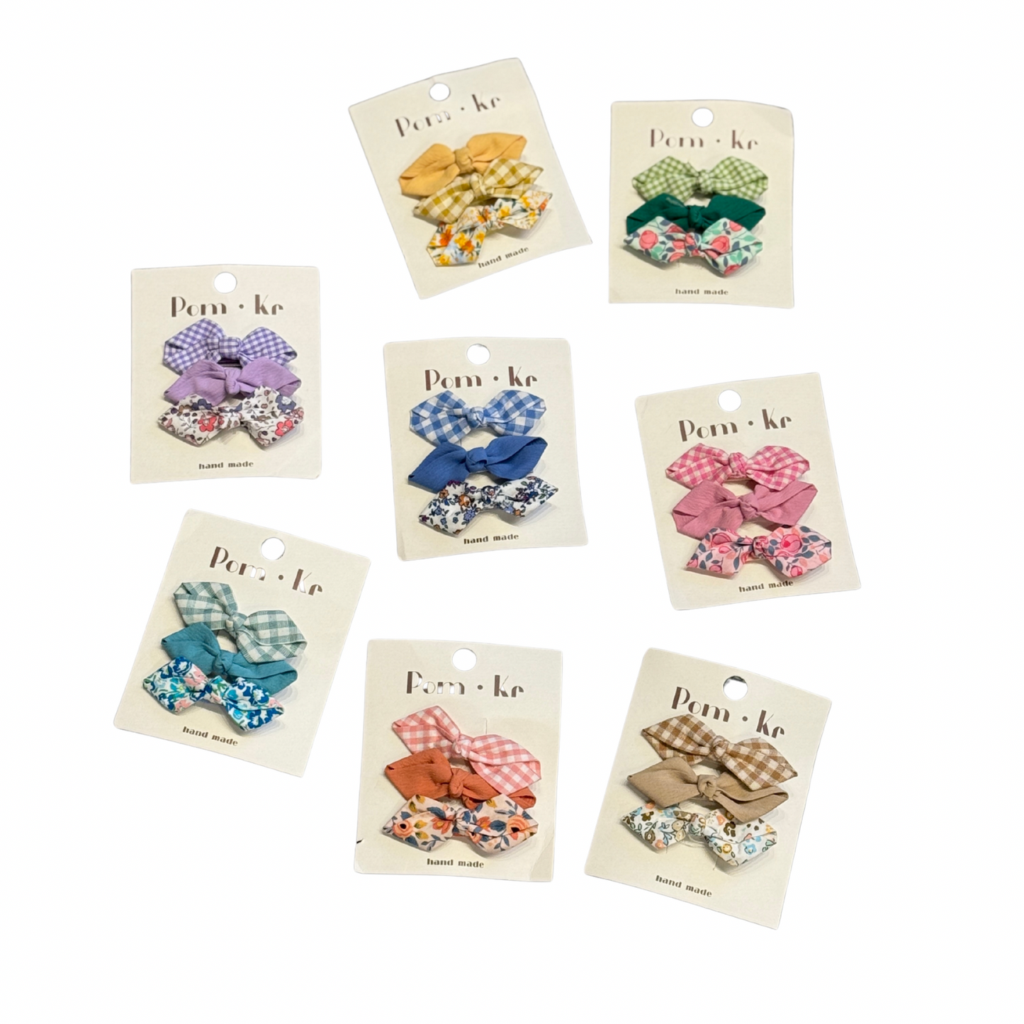 Baby Hair Bow Set - Bright Green