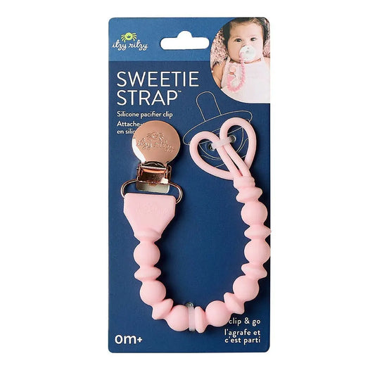 Sweetie Strap™ Pacifier Clips - Pink