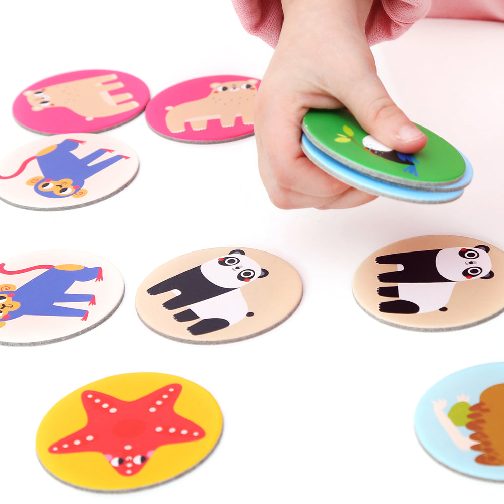 On the go memory game (Wild Animals)