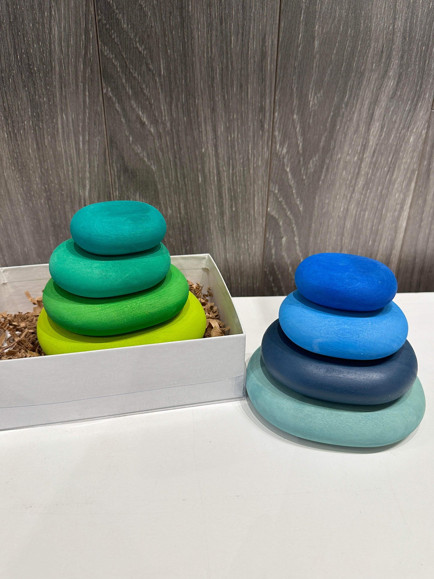 Wooden Stone Stackers Set (8pc)