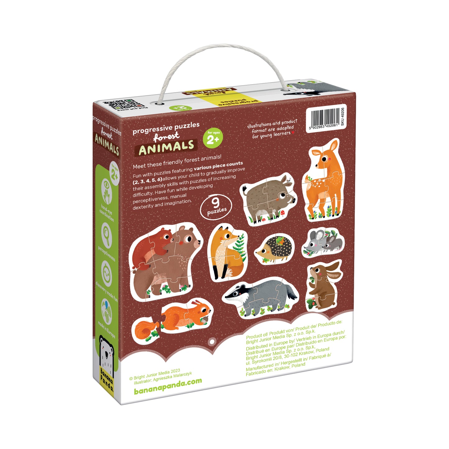 Progressive Puzzles Forest Animals