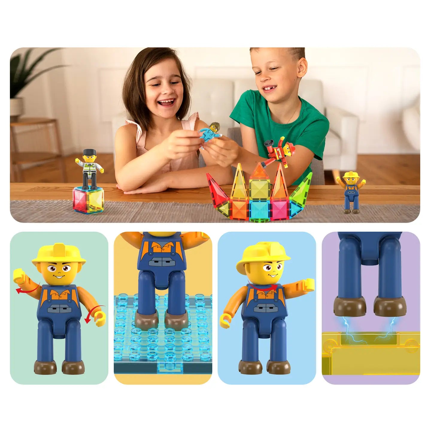 4pc City Builder Character Set
