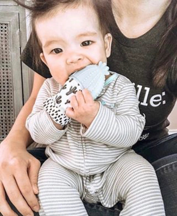 Itzy Teething Mitt Cactus