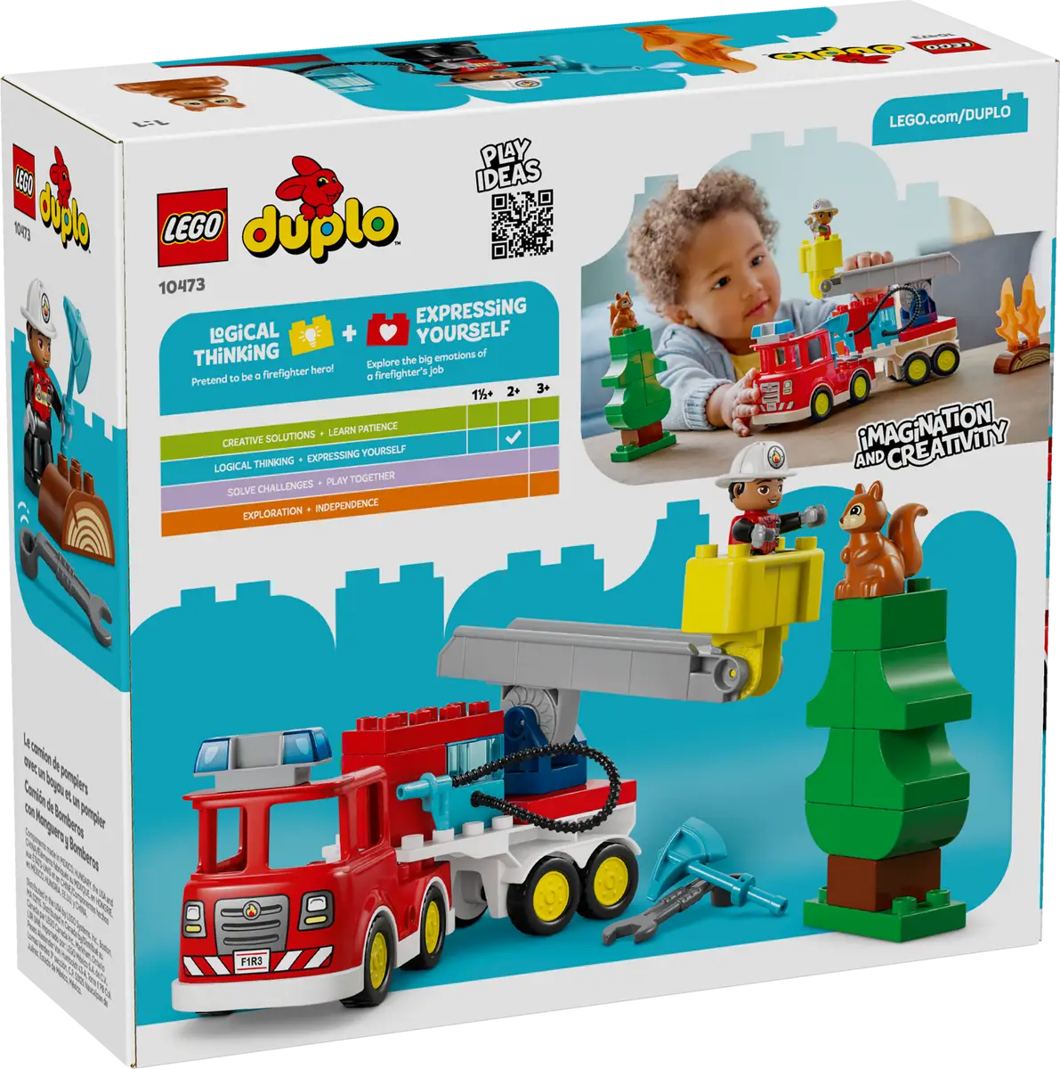 DUPLO® Fire Truck with Hose and Firefighter