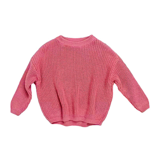 Knitted Sweater - Pink