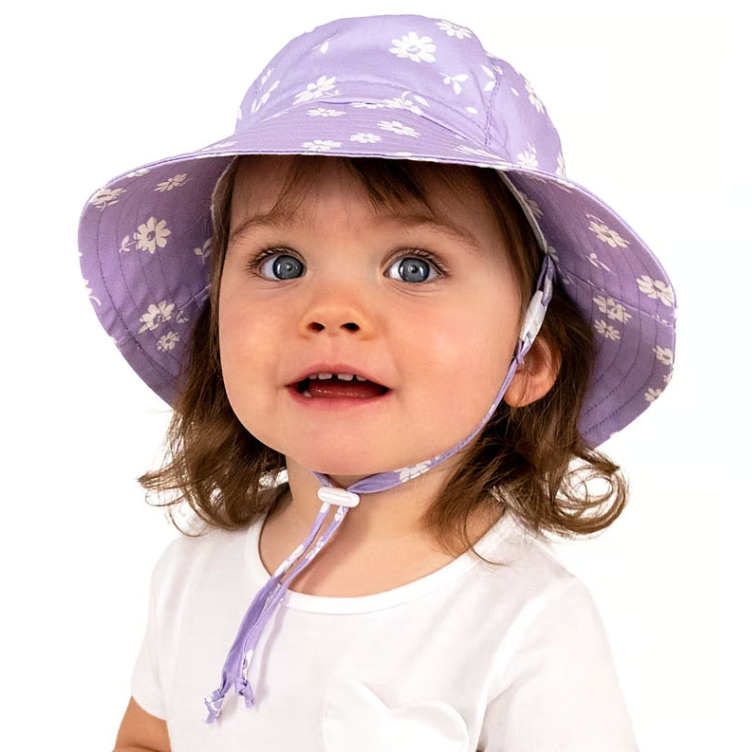 Purple Daisy | Cotton Bucket Hat