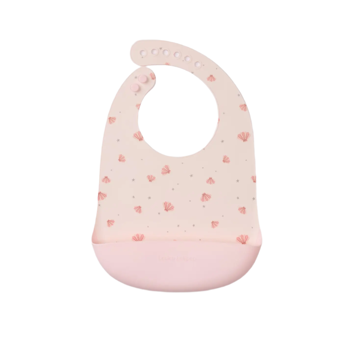 Pink Seashells - Silicone Bib