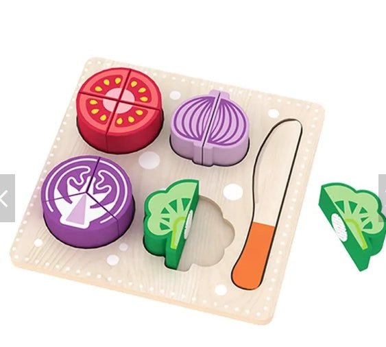 AC7331 - Vegetable (Onion) Flat Wooden Food Cutting