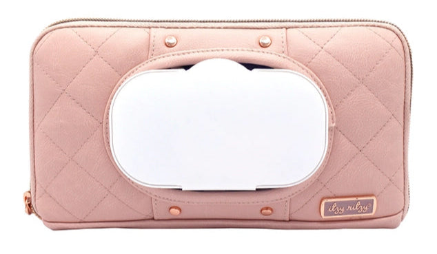 Blush Travel Wipes Case