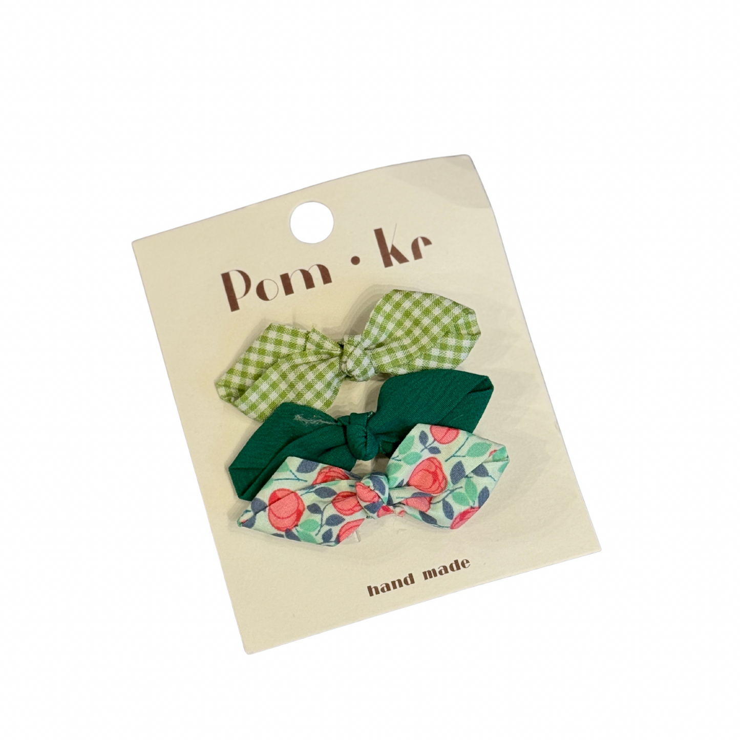 Baby Hair Bow Set - Bright Green