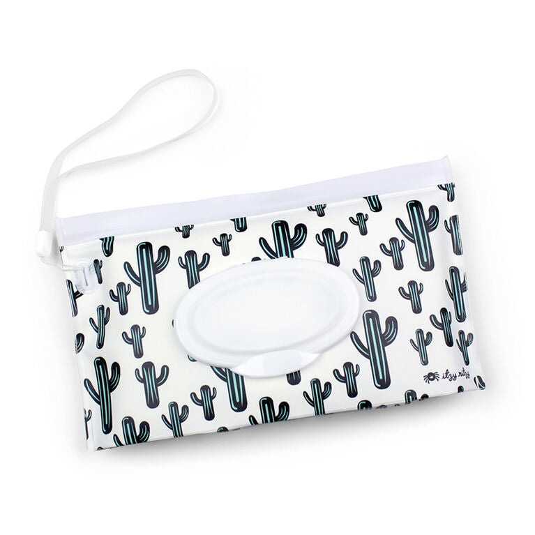 Itzy Reusable Wipes Case (Cactus)
