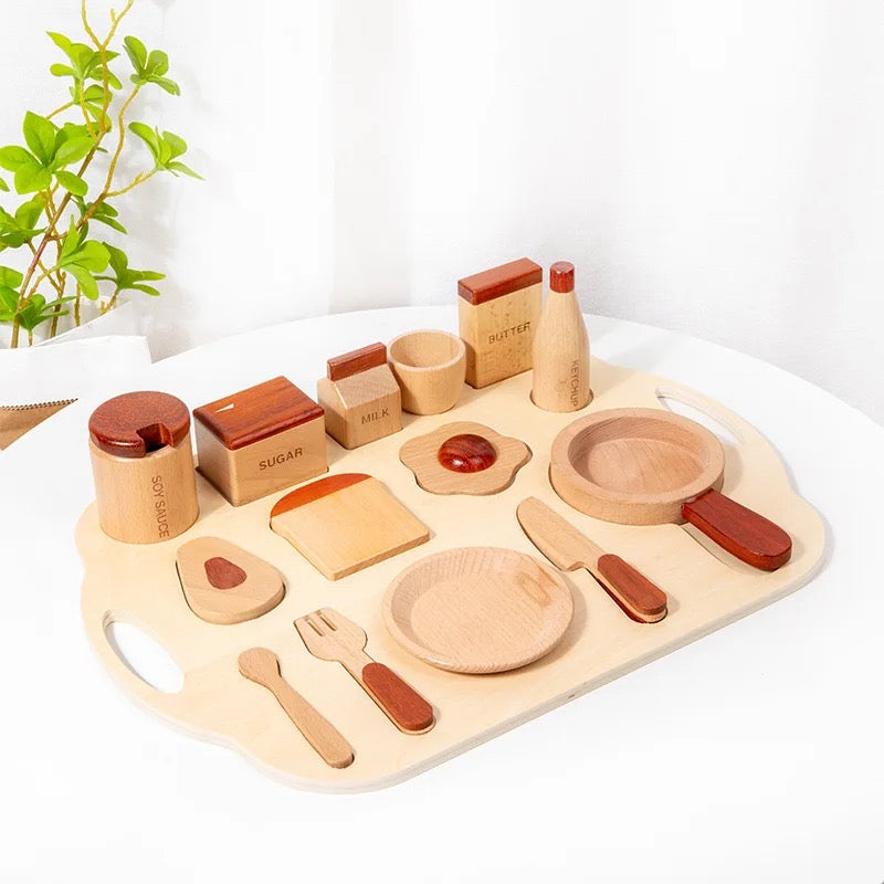 Wooden Brunch Set (15pc)