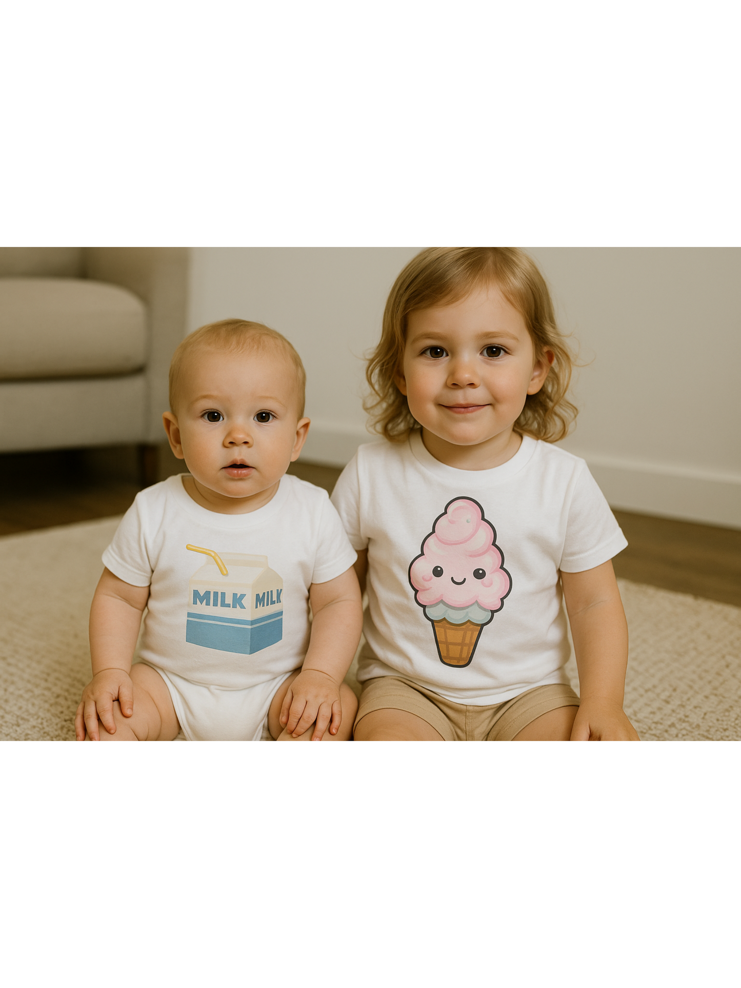 Graphic Onesie - Pink Ice Cream