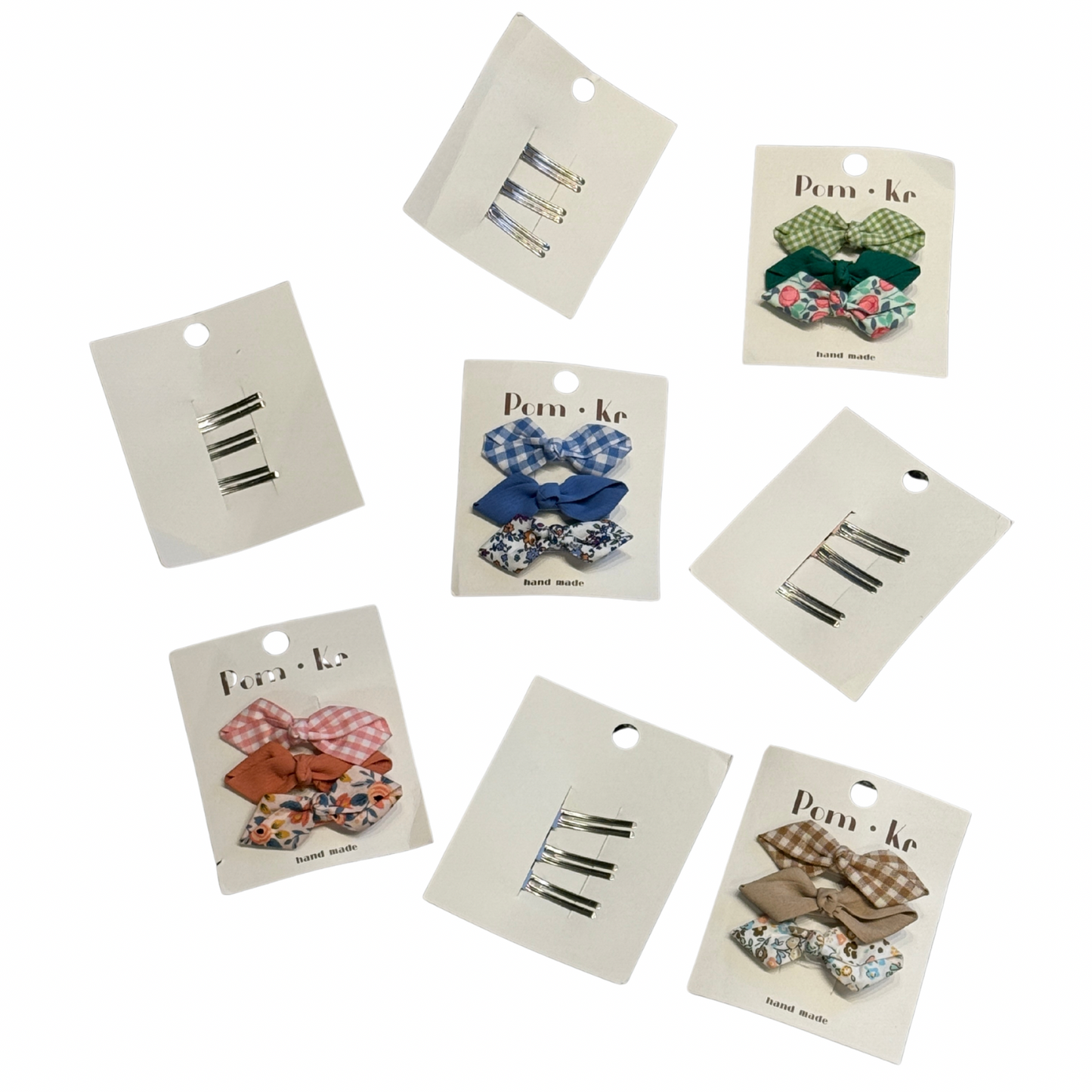 Baby Hair Bow Set - Bright Green