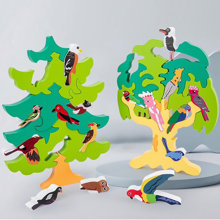 Wooden Bird Tree Puzzle 2