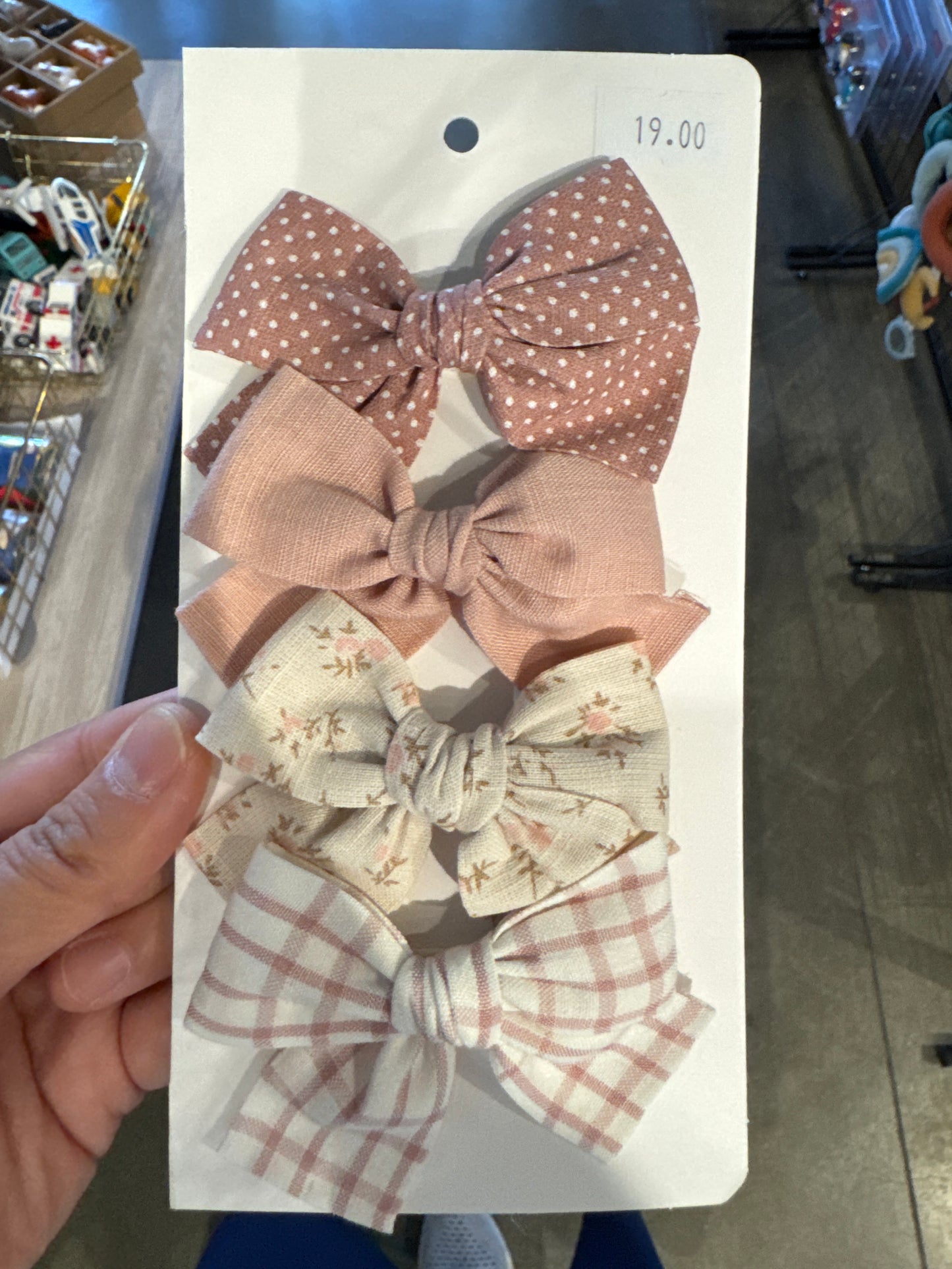 Bow Clips 4pc