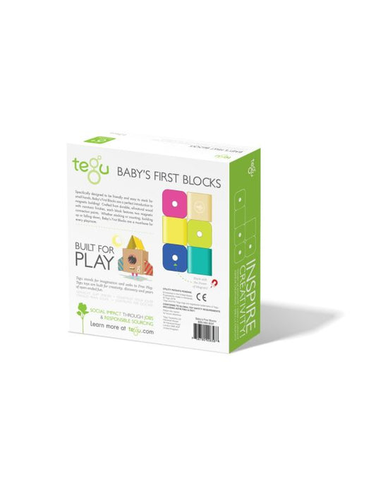 Babys First Blocks, 6pcs
