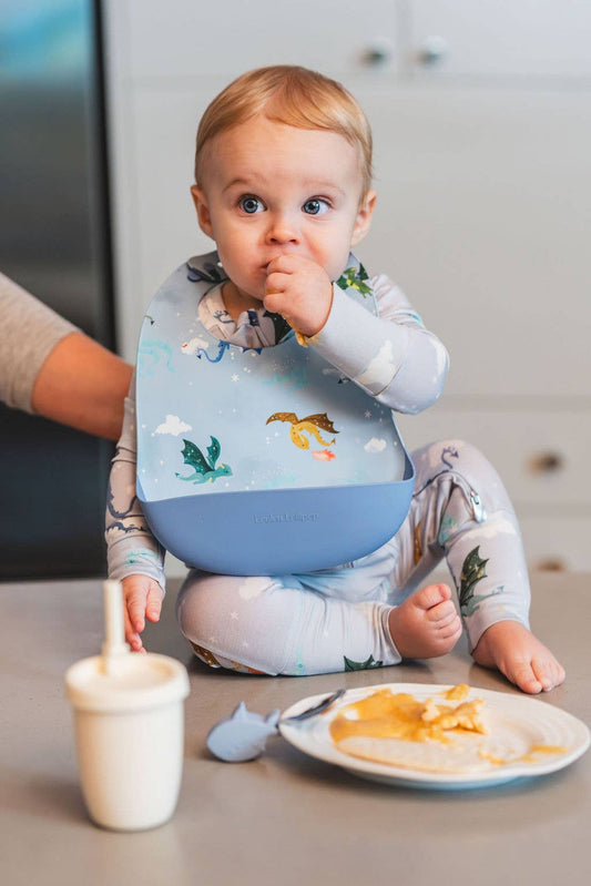 Silicone Bib: Avocado