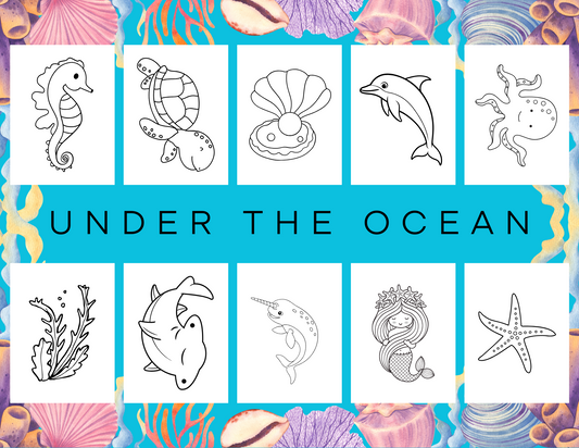 Paint With Me Kit - Under the Ocean Collection