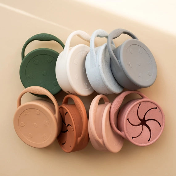 Snack Cup with Lid - Blush