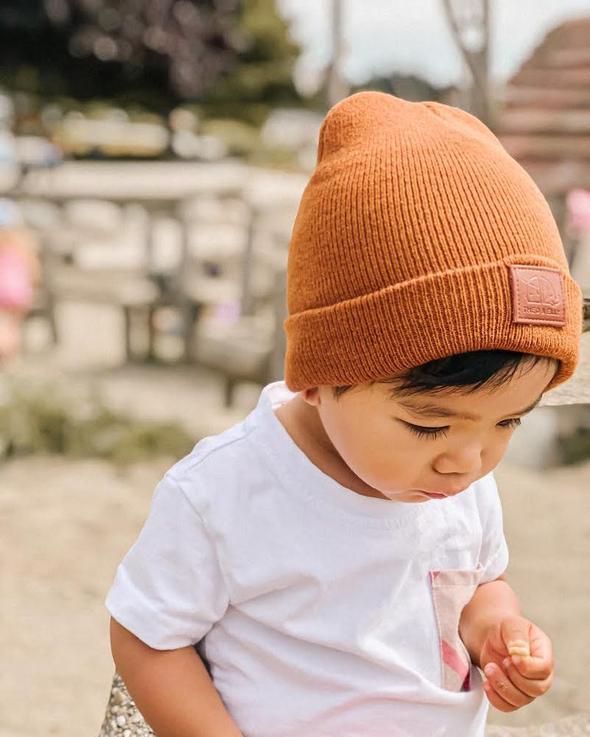 Patch Beanie - Caramel