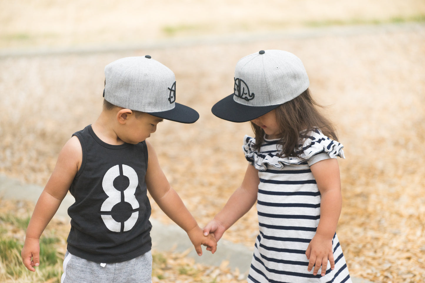 Theo & Elly Kids Snapback Outline