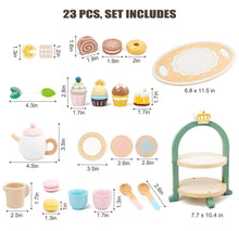 Load image into Gallery viewer, Wooden Tea Party Set
