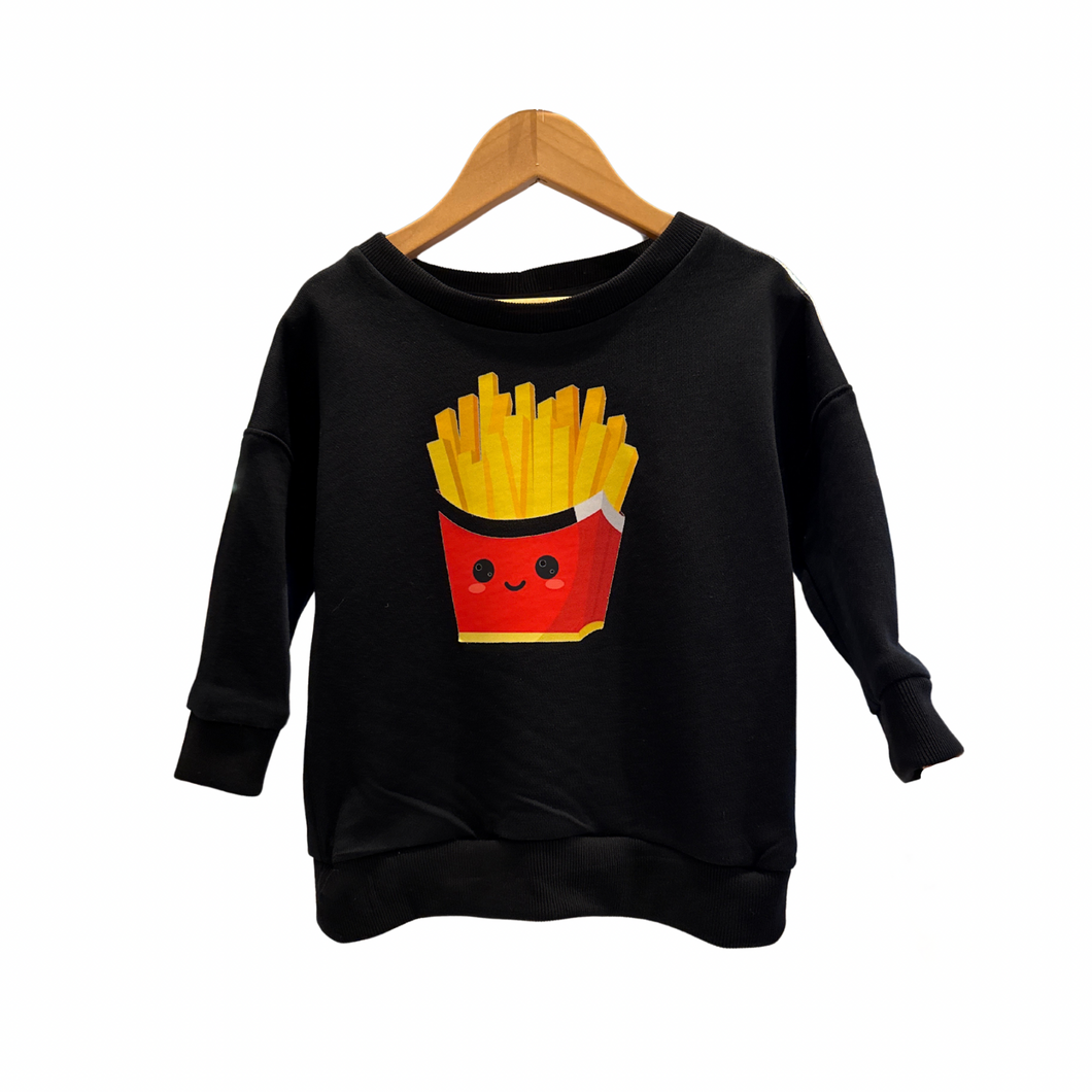 Coco + Ry Crew Sweater - Black