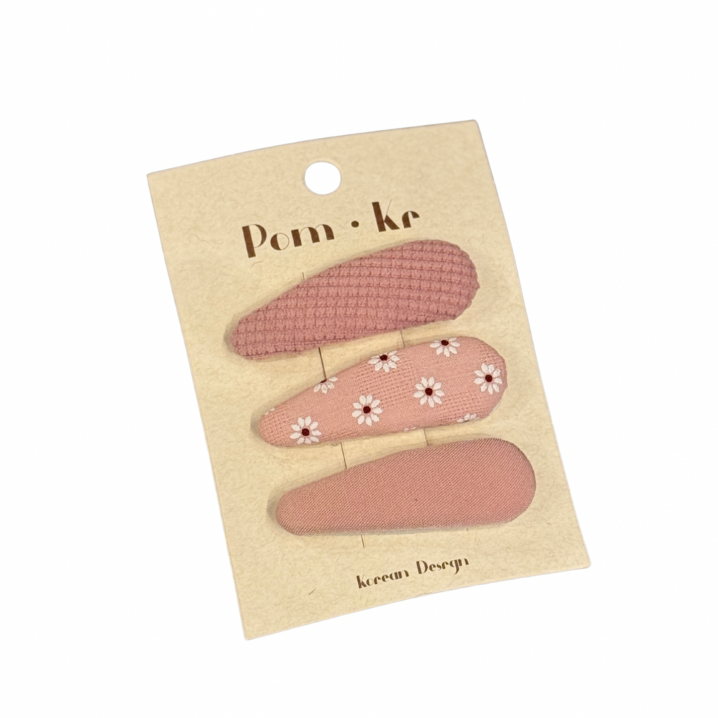 Baby Hair Clip Set - Baby Pink