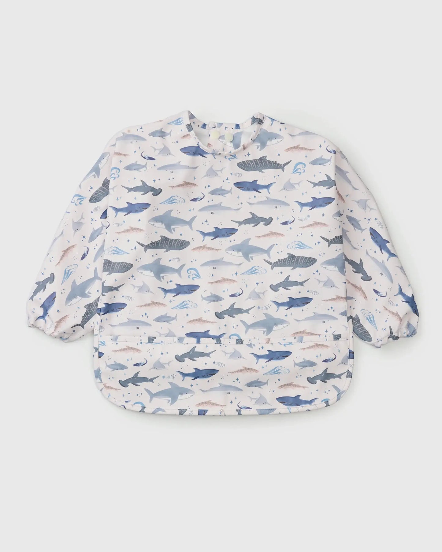 Long Sleeve Waterproof Bib: Hedgehogs