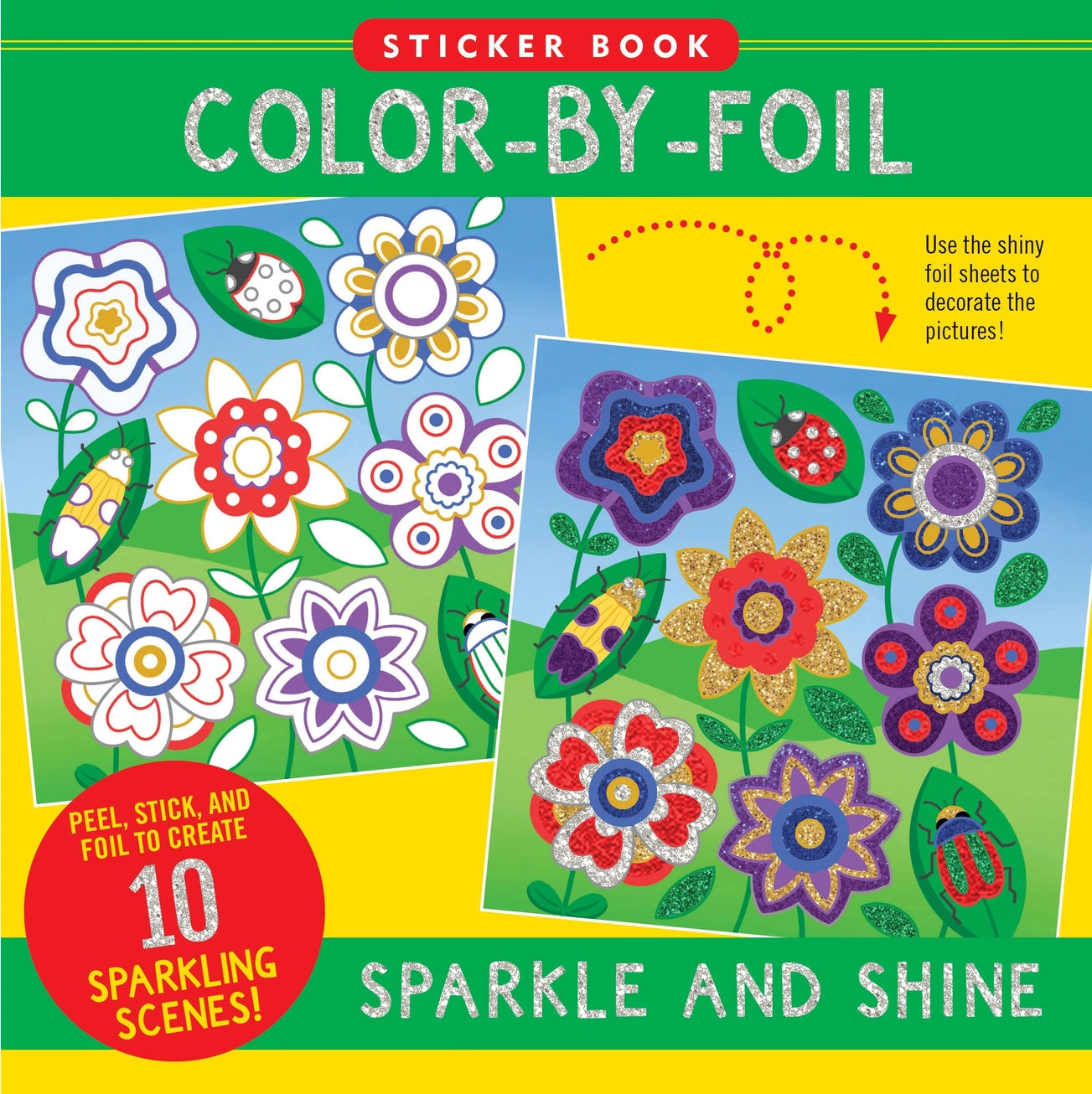 Color by Foil Sticker Book - Sparkle and Shine