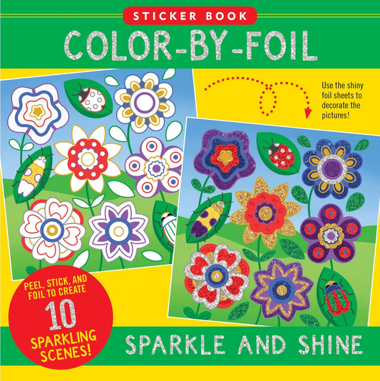 Color by Foil Sticker Book - Sparkle and Shine