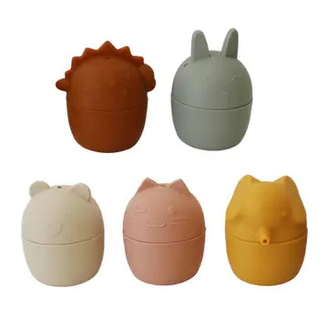 Animal Mold Free Silicone Bath Toy Set