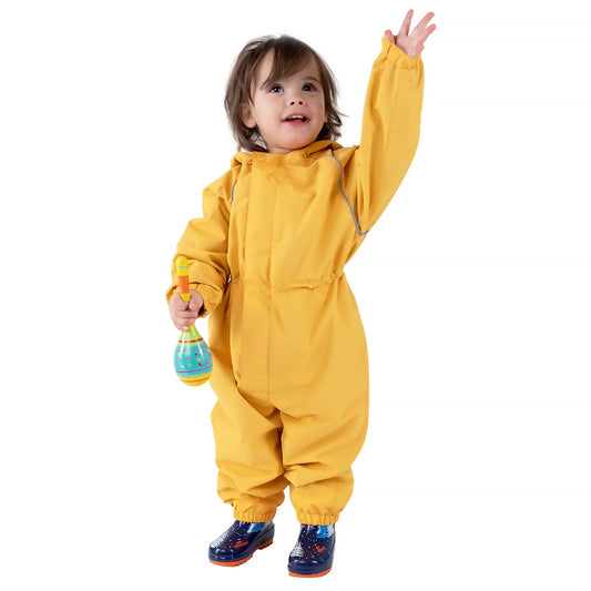 Kids Thin-Lined Rain Suits | Yellow Puddle