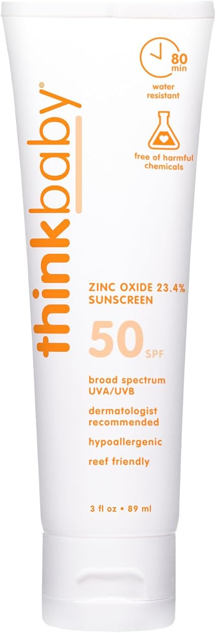 Thinkbaby SPF 50 plus Baby Mineral Sunscreen - 89ml