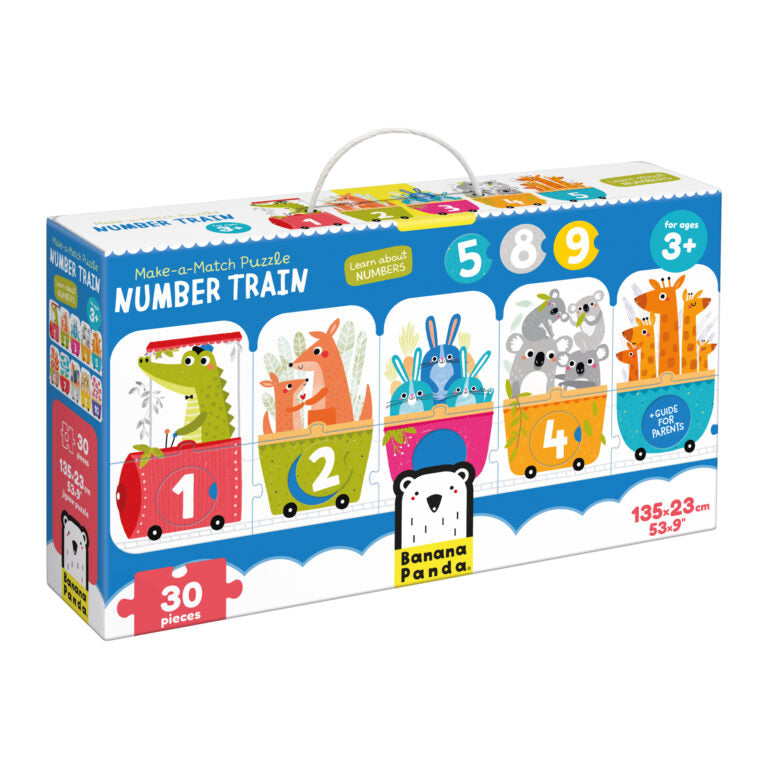 Make a Match Number Train Puzzle