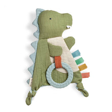 Load image into Gallery viewer, Dino Bitzy Crinkle™ Sensory Toy with Teether
