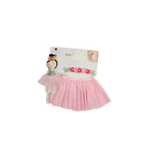 Load image into Gallery viewer, Tutu Set with Flower Headband &amp; Doll - Pink
