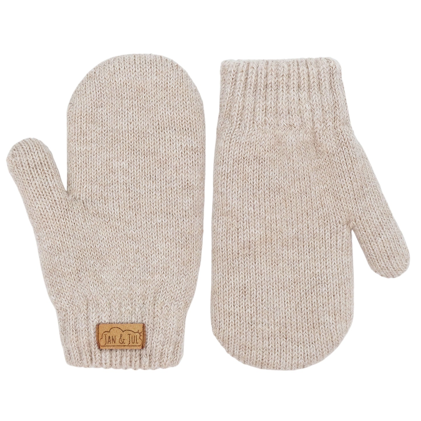 Kids Knit Mittens | Wheat Field
