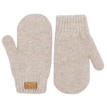 Load image into Gallery viewer, Wheat Field | Kids Knit Mittens
