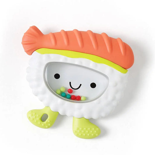 Bitzy Shake™ - Silicone Teether with Rattle Sushi