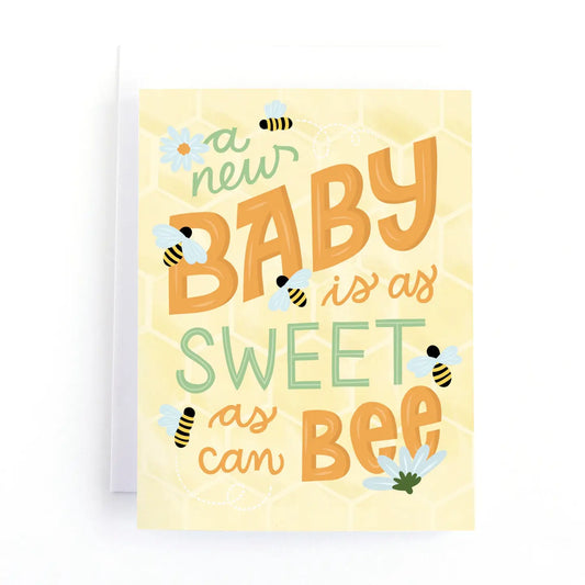 Bumblebee New Baby Card