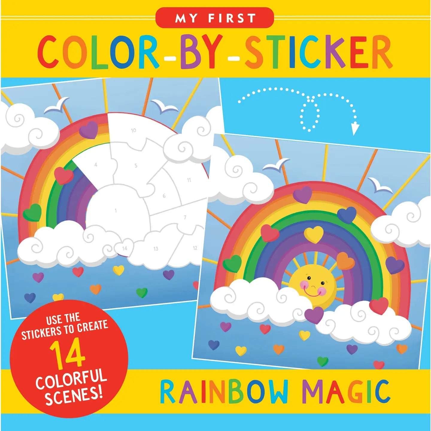 Color by Sticker - Rainbow Magic